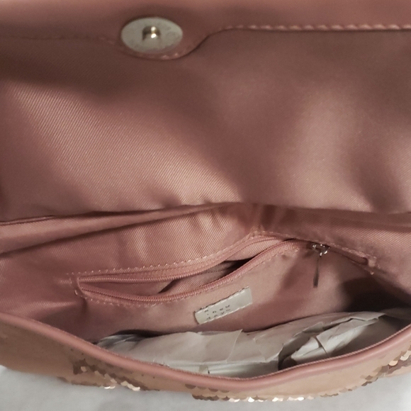 Two-Way Sequin Flap Clutch - A New Day™ Rose/Silve - Picture 4 of 8